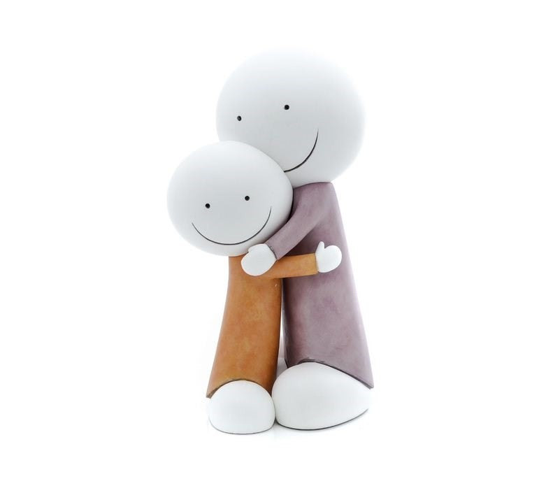 Big Hugs Resin Sculpture by Artist Doug Hyde