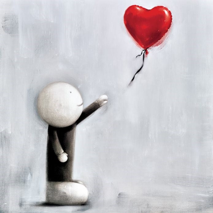 Hope Love And Freedom Mounted Print by Artist Doug Hyde