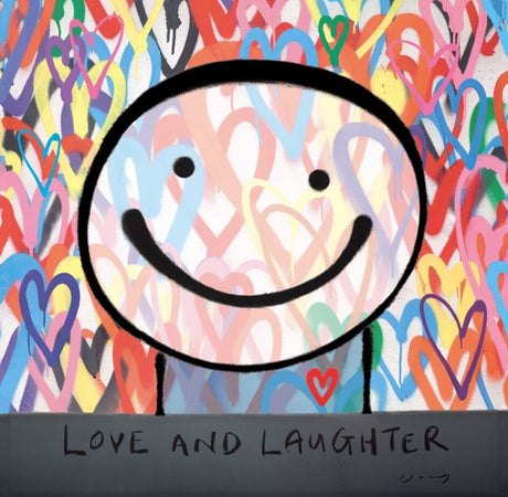 Love and Laughter Perspex Wall Sculpture by Artist Doug Hyde