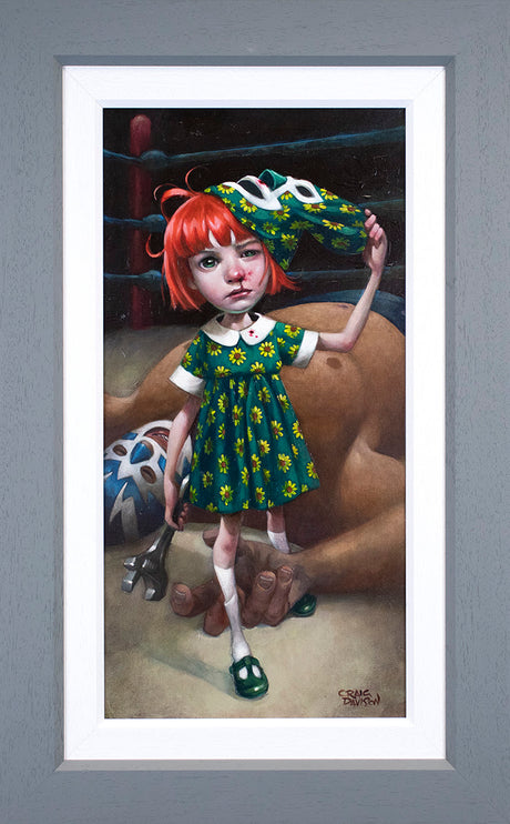 Luck Loves The Fearless Framed Canvas By artist Craig Davison