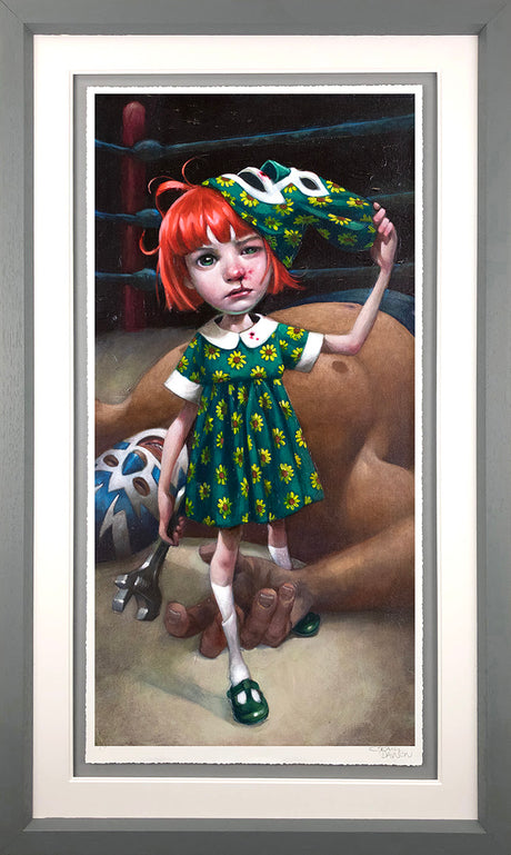 Luck Loves The Fearless Framed Print By Artist Craig Davison