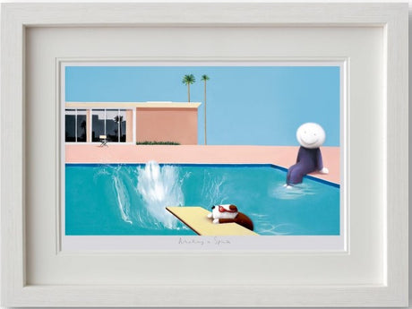 Making A Splash Print Framed by Artist Doug Hyde