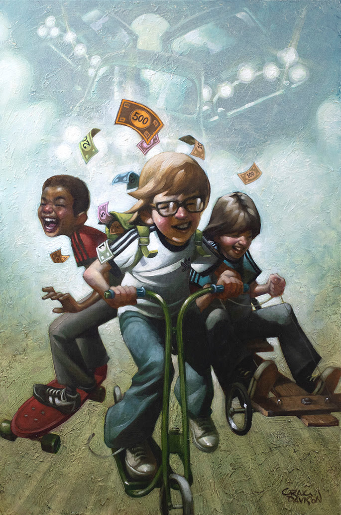 Self Preservation Society Mounted Print By Artist Craig Davison