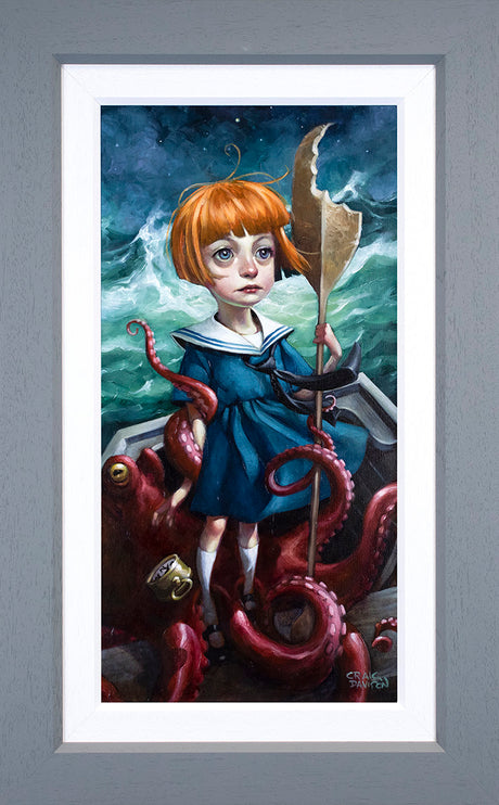 The Best Destinations Have The Hardest Journeys Framed Canvas by Artist Craig Davison