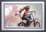 The Glamour Girl Of The Gas Pedal Framed By Artist Craig Davison