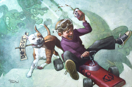 Those Double Dealing Do Badders Mounted Print By Artist Craig Davison