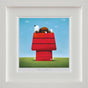 house sitting framed print by artist doug hyde